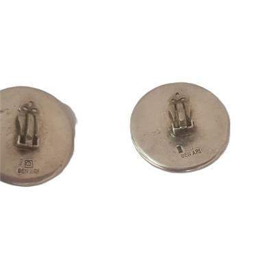 עגילי כסף 925 של המעצב "בן ארי" (Ben Ari)