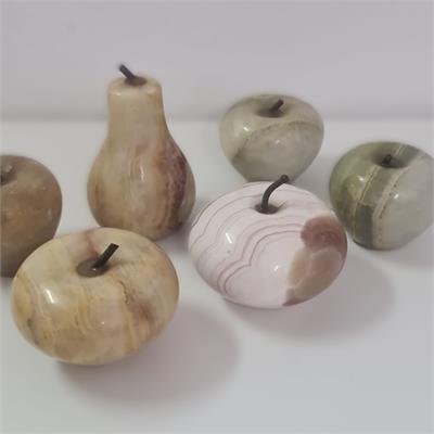 סט פירות מאבן טבעית