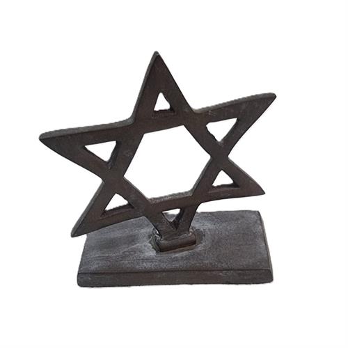 מגן דוד ממתכת יצוקה