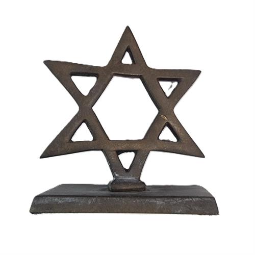 מגן דוד ממתכת יצוקה