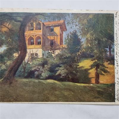 גלויה נדירה מ "וילה אונדינה"  דרוסקניקי לוארשה שנות ה20/30