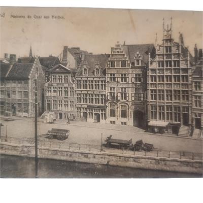 גלויה היסטורית נדירה מבלגיה - ערב מלחמת העולם הראשונה (1914)