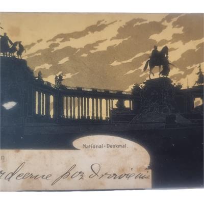 גלויה היסטורית נדירה משנת 1905: מברלין לוורשה