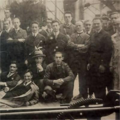 גברים בעבודה: אסתטיקה תעשייתית אירופאית (1910-1920)