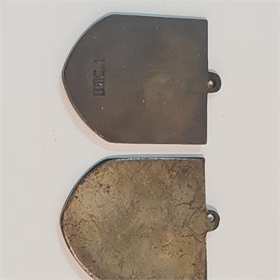 זוג מדליות היסטוריות "צעדת מודיעין" משנת 1974