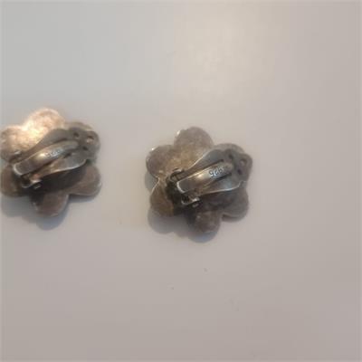 פרחי כסף סטרלינג 925 בסגנון לפיס