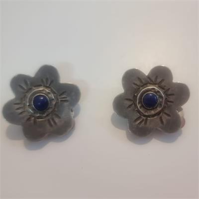 פרחי כסף סטרלינג 925 בסגנון לפיס