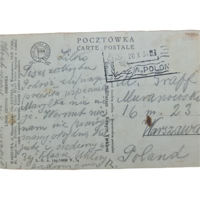 גלויית "פולוניה" משנת 1934