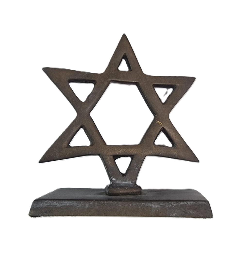 מגן דוד ממתכת יצוקה