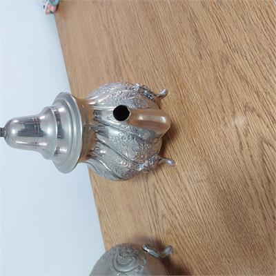 קומקום תה מרוקאי מסורתי, מתכת כסופה