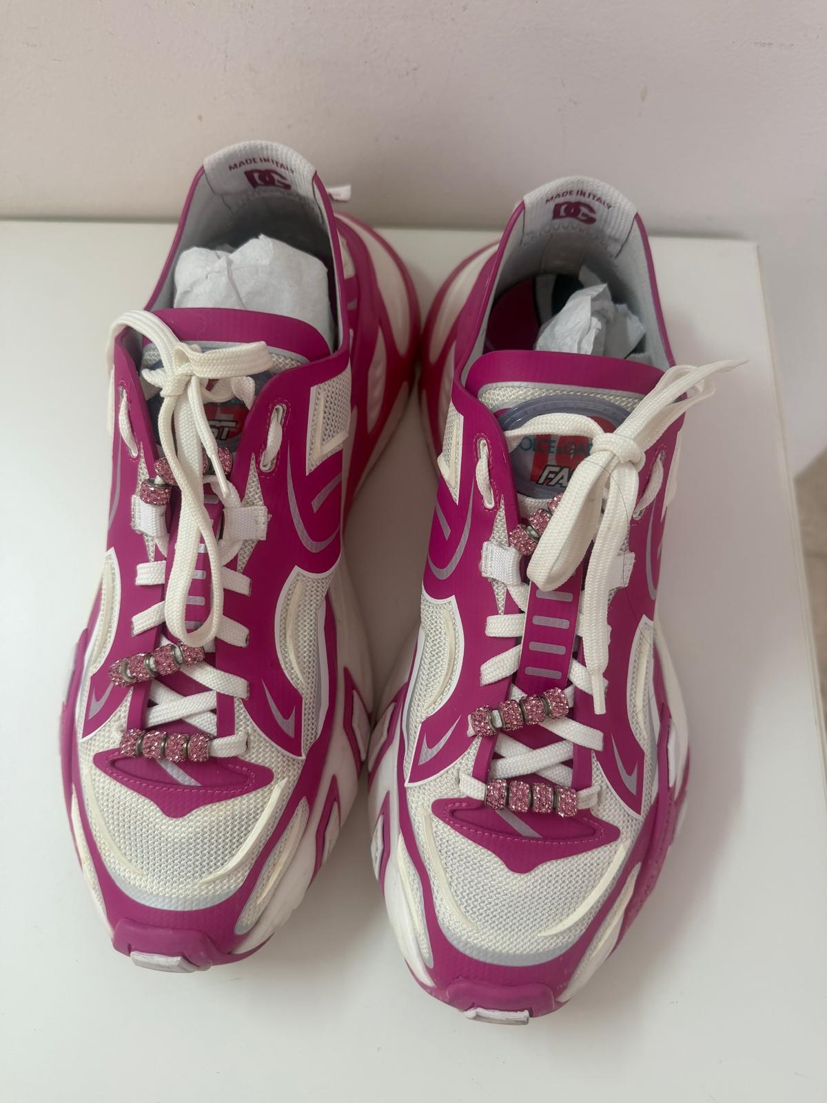 למכירה: סניקרס Dolce & Gabbana "כמו חדשות" – דגם לבן/ורוד