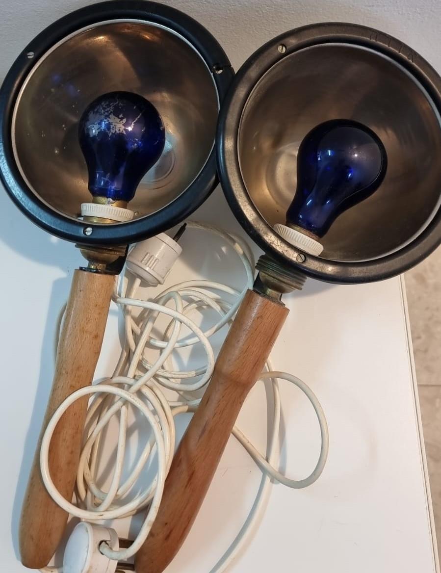 מנורה כחולה טיפולית וינטג'