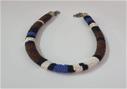 שרשרת קולר (Choker) אתנית – עבודת חרוזים אפריקאית