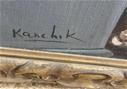 ציור שמן חתום 'Kanchik' - פרט
