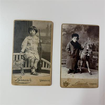 ילדים בצילומי סטודיו 'ברנרדי' ורשה, בין מלחמות עולם