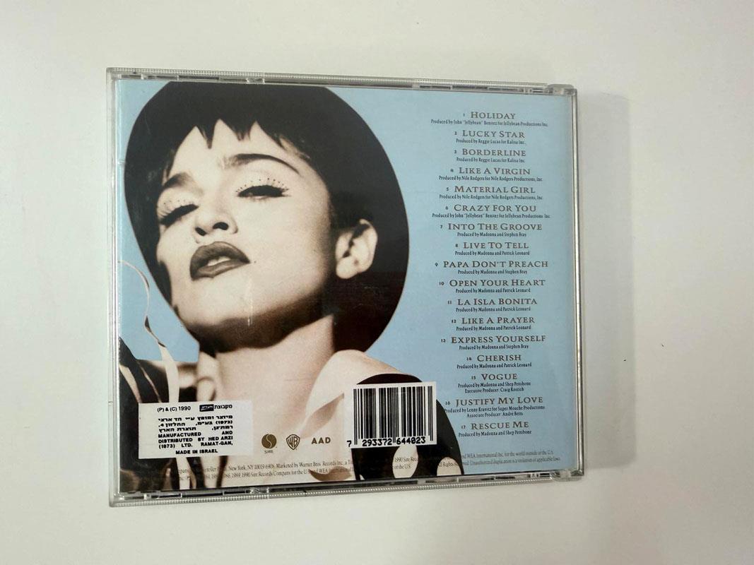 מדונה - The Immaculate Collection (האוסף הנצחי) CD